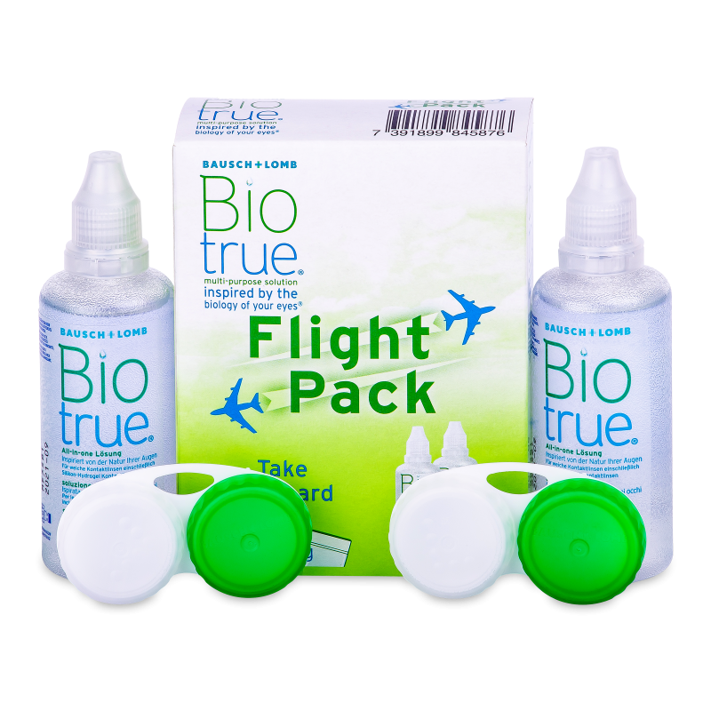 SOLUCIÓN ÚNICA BIOTRUE FLIGTH Pack 2 x 60ml